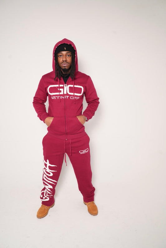 GETTIN IT OFF ‘Hoodie’  (Wine)