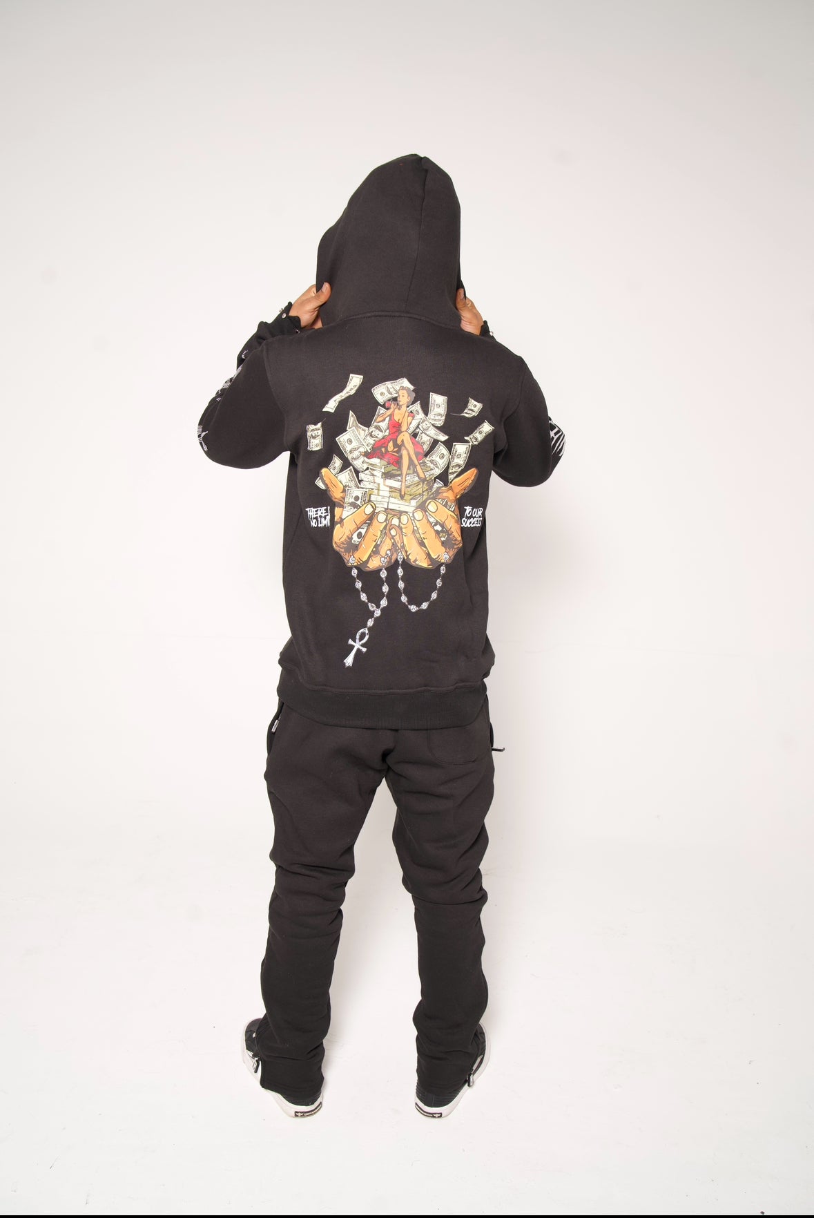 GET OFF CUFF Zip Hoodie ‘Black’