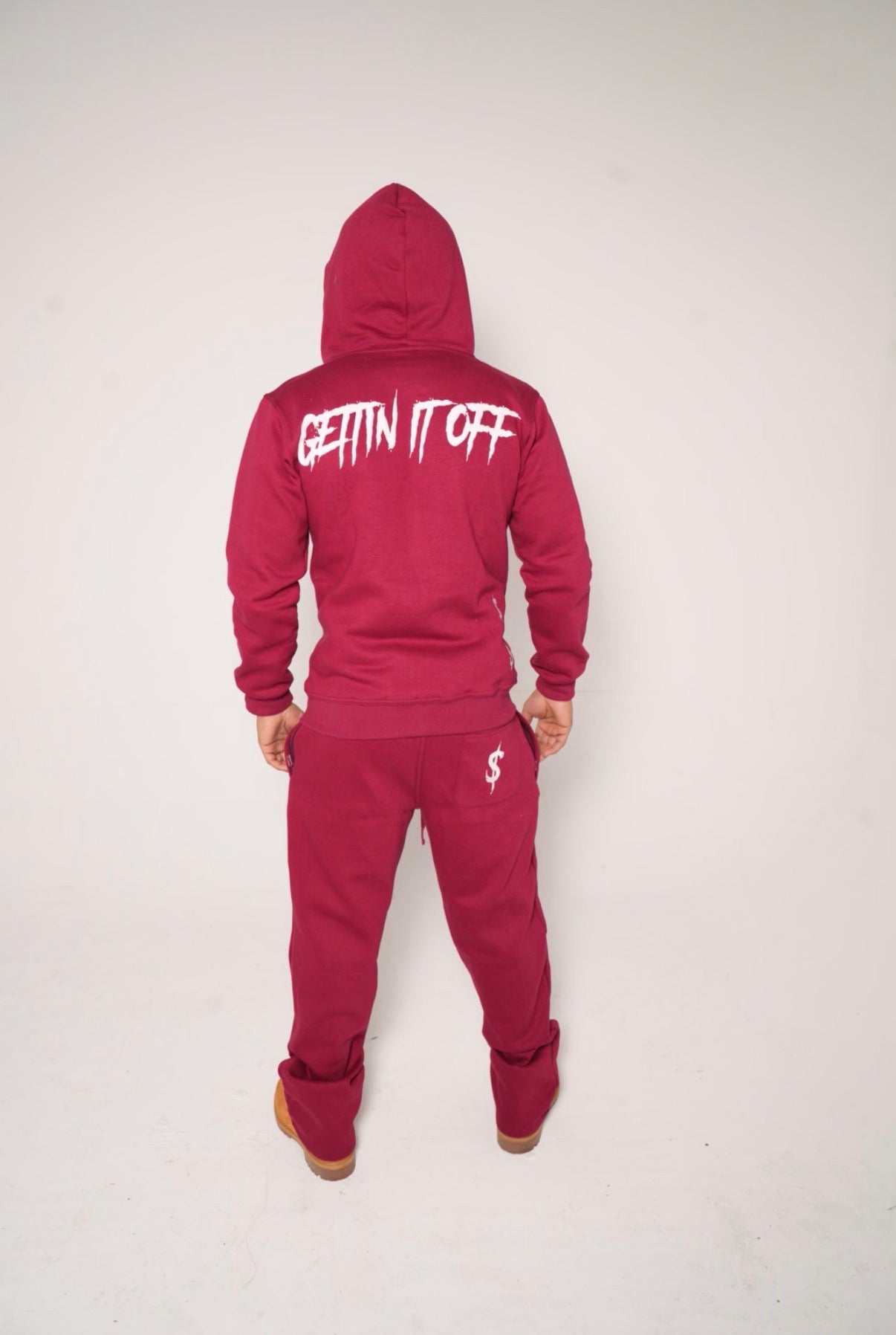 GETTIN IT OFF ‘Jogger Pants’(Wine)