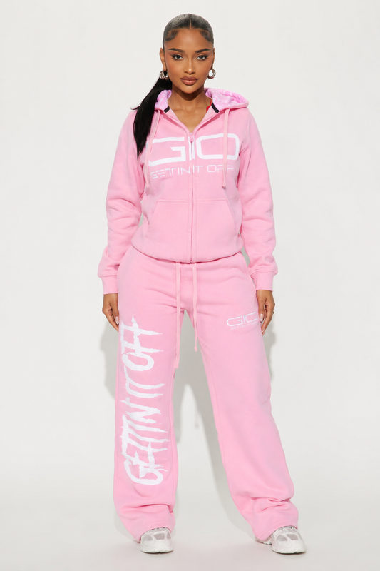 GETTIN IT OFF ‘Hoodie’ (Light Pink)