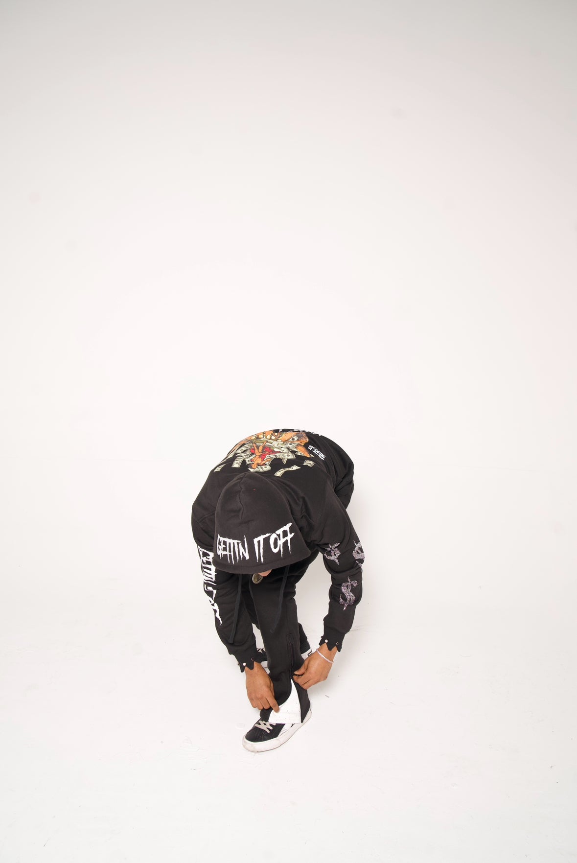 GETTIN IT OFF — Flared Jogger Pants (Premium Edition) “Black”