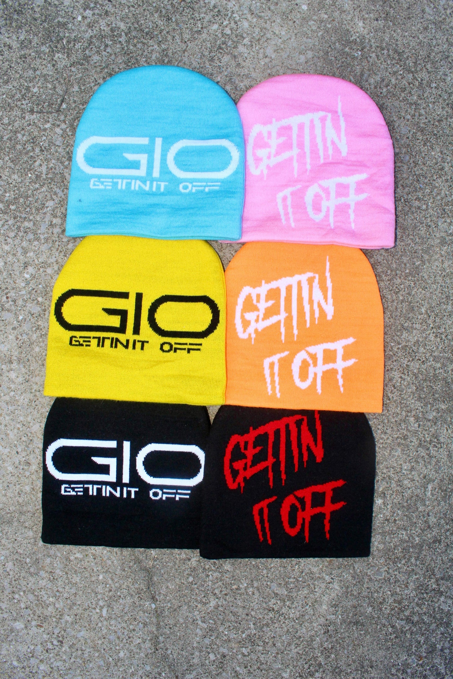 GETTIN IT OFF- Jacquard Beanie