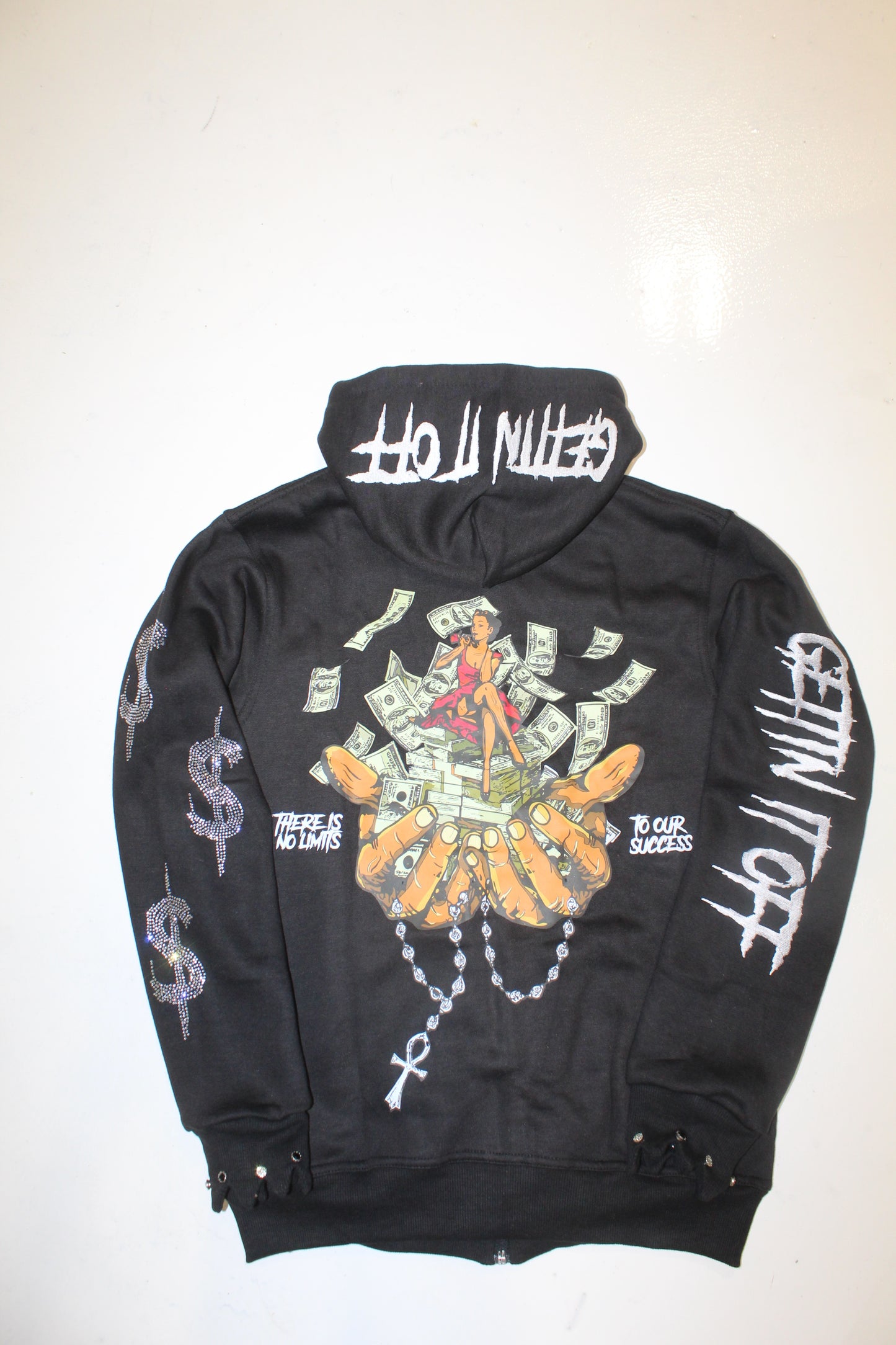 GETTIN IT OFF — Dragon Claw Zip Hoodie (Premium Edition) “Black”