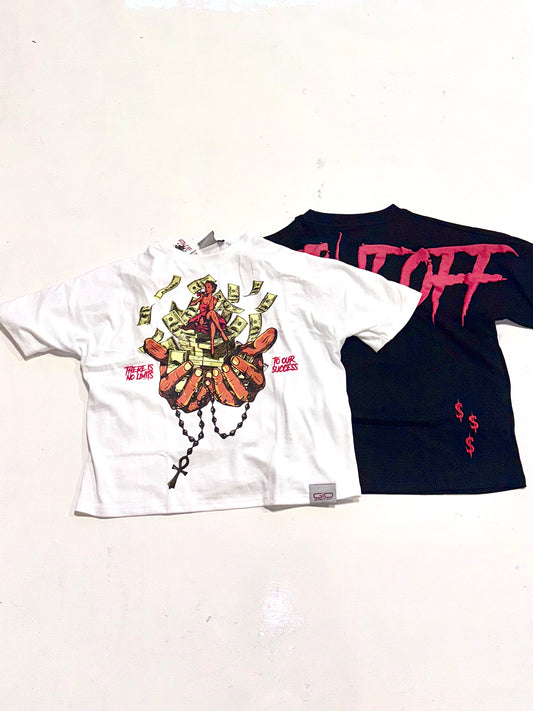 Gettin It Off ‘Graphic tee’ -Oversized/Cropped